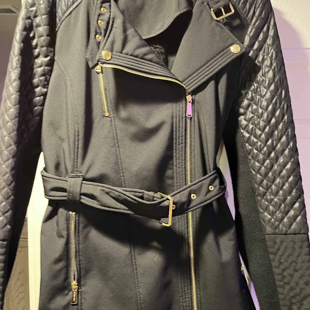 Michael Kors Belted Quilted Winter Coat